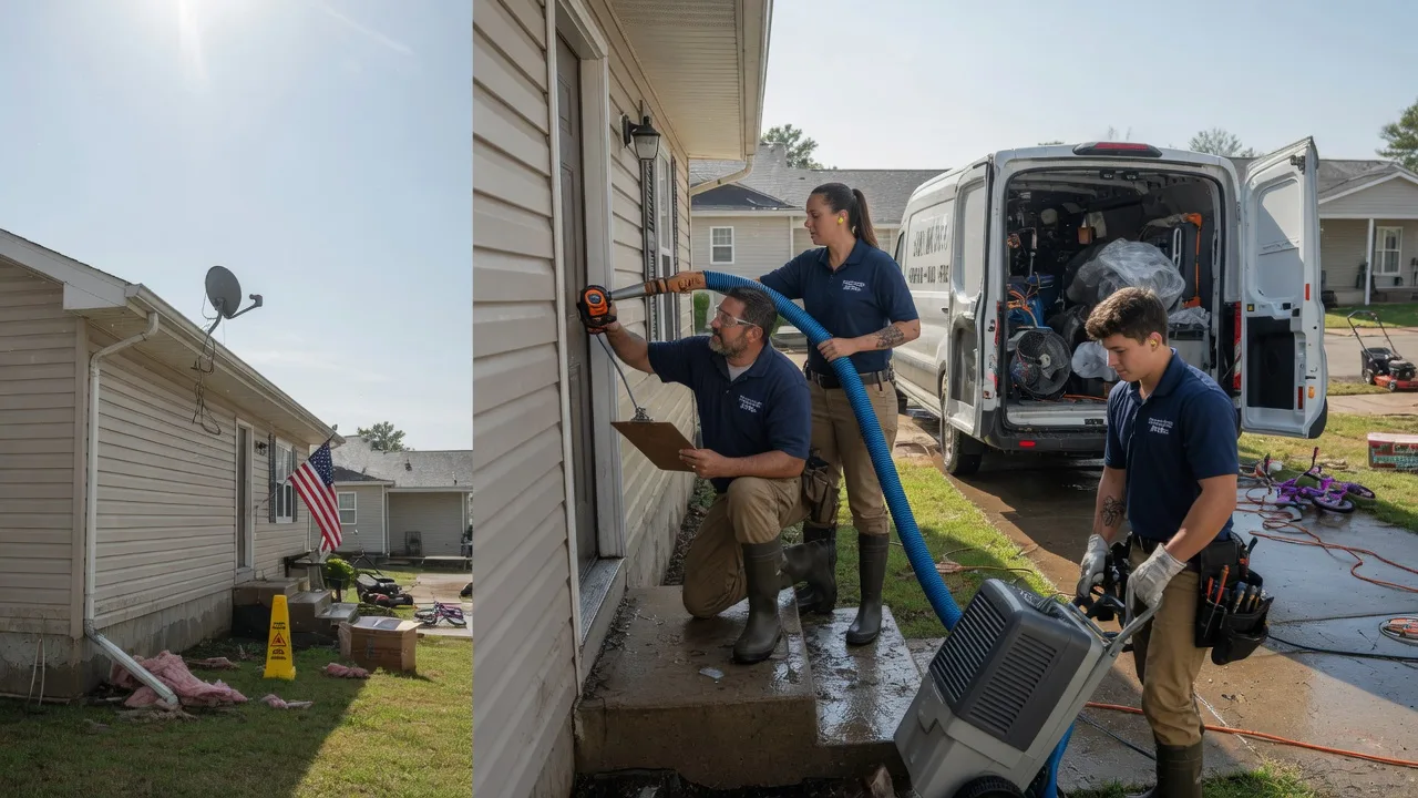 Ceiling Water Damage Restoration in Blossom, TX near me